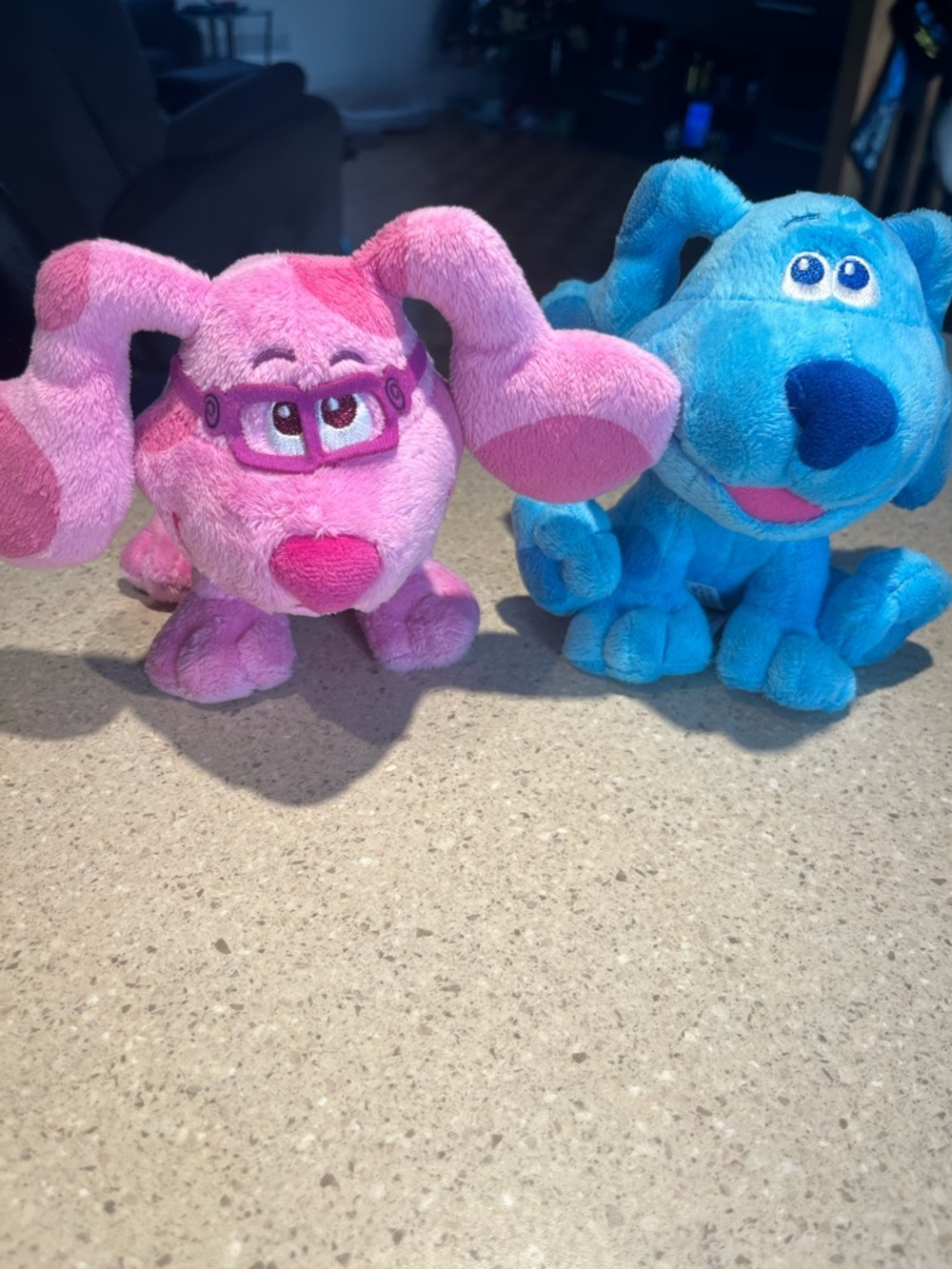 Plush Pink Puppy Stuffed Animal - Soft Pink Cuddly Toy